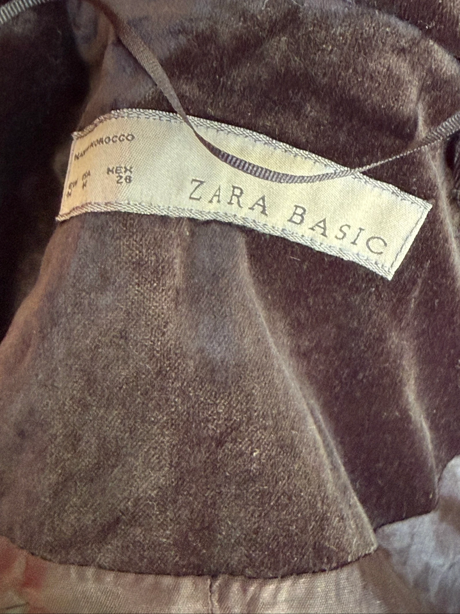 Zara, chaqueta de terciopelo, mujer, talla indicada M, corresponde S, muy buen estado – photo 9